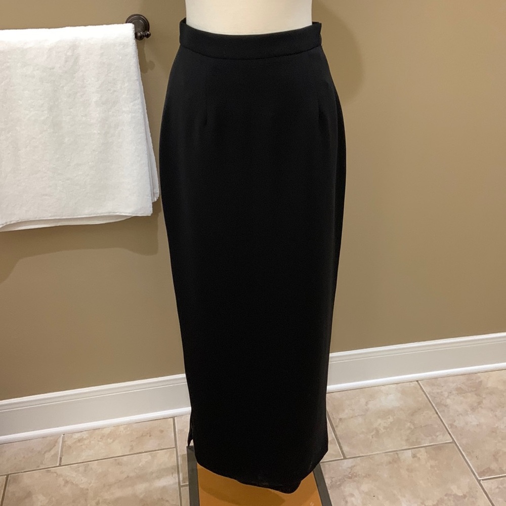 Joseph Ribkoff Tuxedo Zip Maxi Skirt